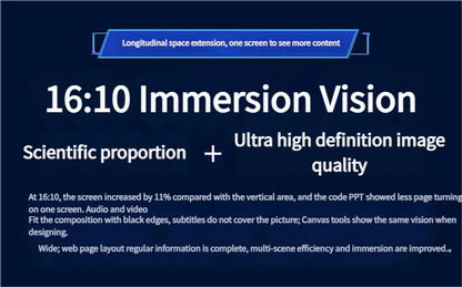 TripleScreenPro 2.5K triple portable monitor for laptop setup